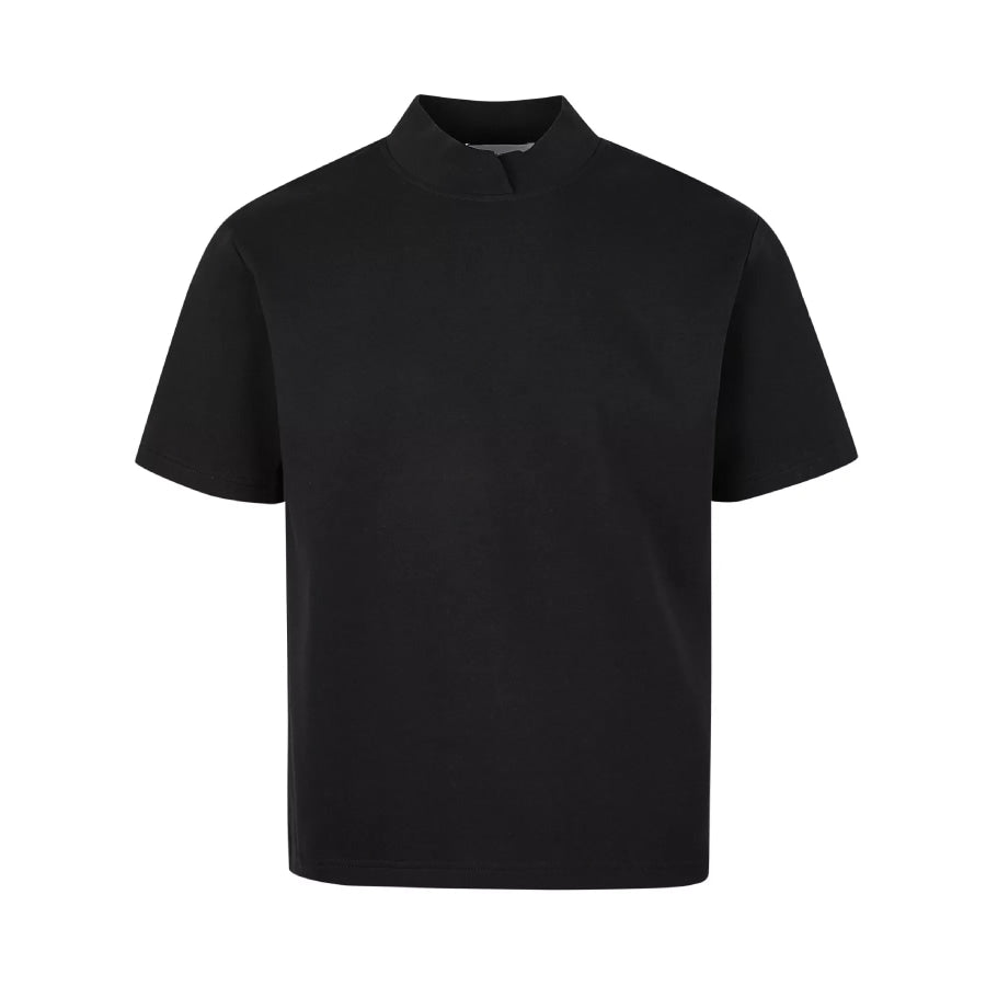 Men’s Mock Neck Short Sleeve Casual T-Shirt Apparel and Accessories