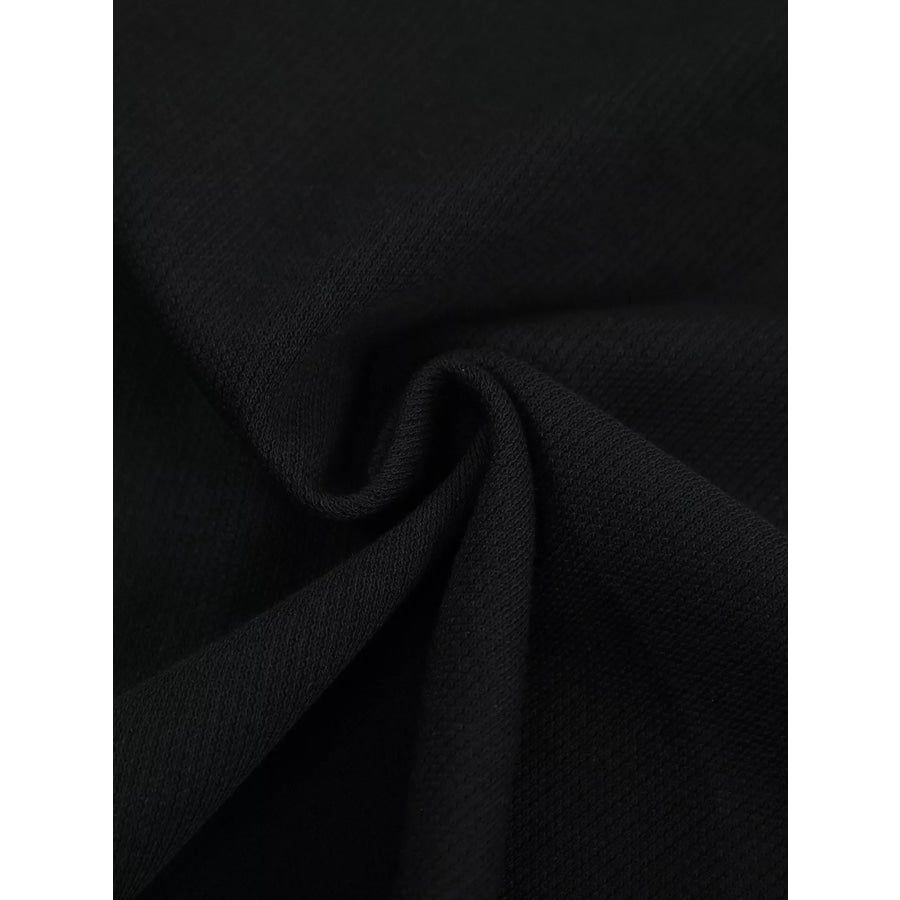 Men’s Notched Short Sleeve Top Apparel and Accessories