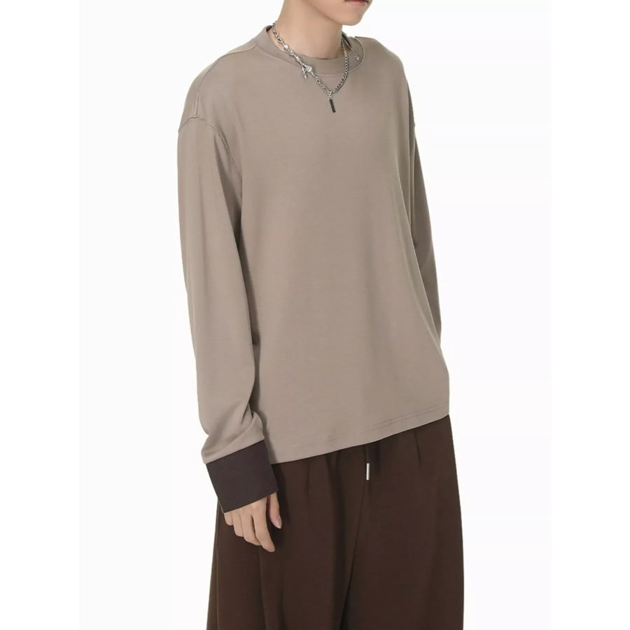 Men’s Oversized Long Sleeve T-Shirt Apparel and Accessories