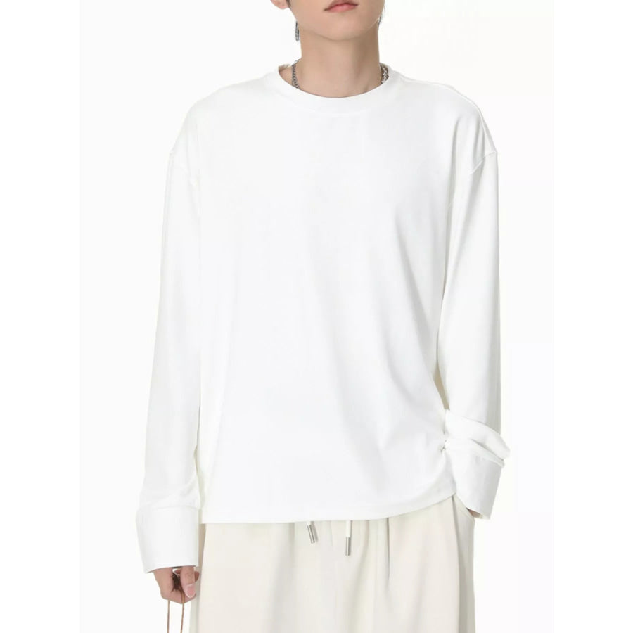 Men’s Oversized Long Sleeve T-Shirt Apparel and Accessories
