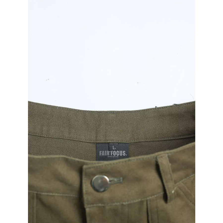 Men’s Paint Splatter Cargo Pants Apparel and Accessories
