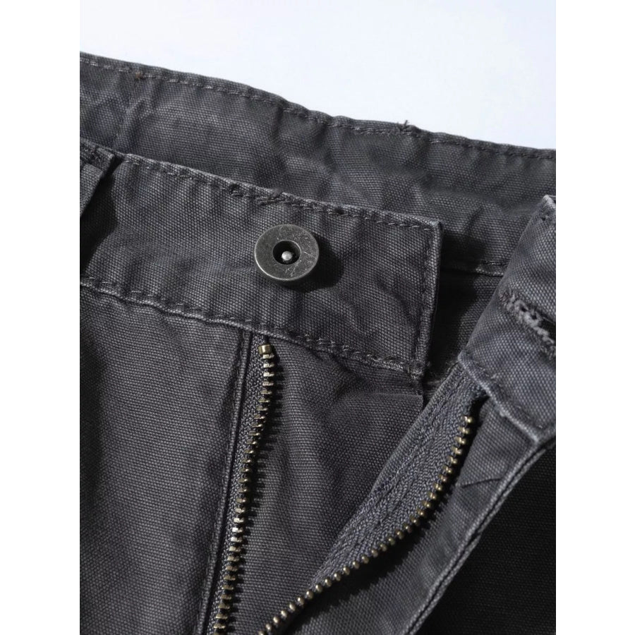 Men’s Paint Splatter Wide Leg Pants Apparel and Accessories