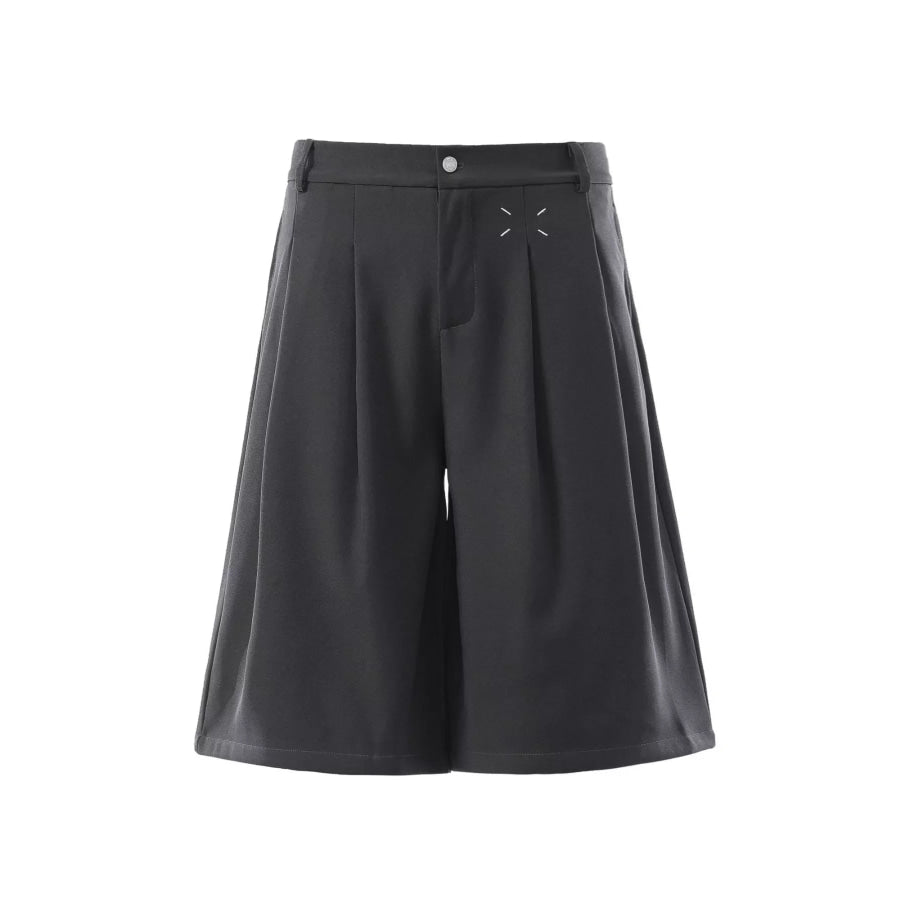 Men’s Pleated Loose Fit Capris Apparel and Accessories