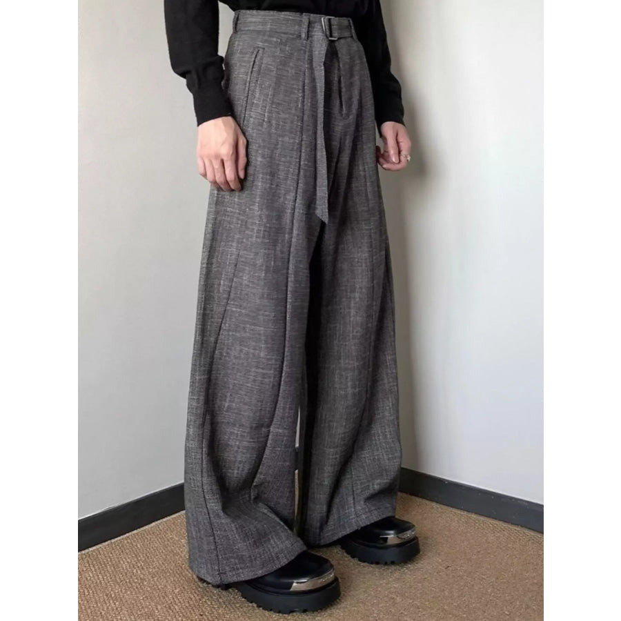 Men’s Plus Size Belt Relaxed Fit Pants Apparel and Accessories