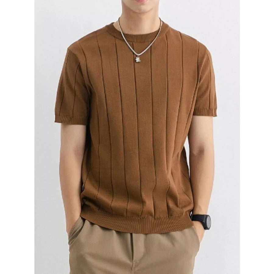 Men’s Plus Size Breathable Short Sleeve T-Shirt Apparel and Accessories
