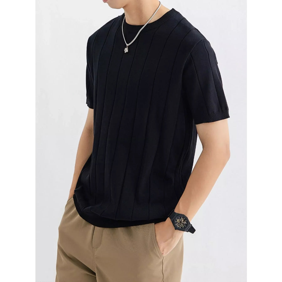 Men’s Plus Size Breathable Short Sleeve T-Shirt Apparel and Accessories