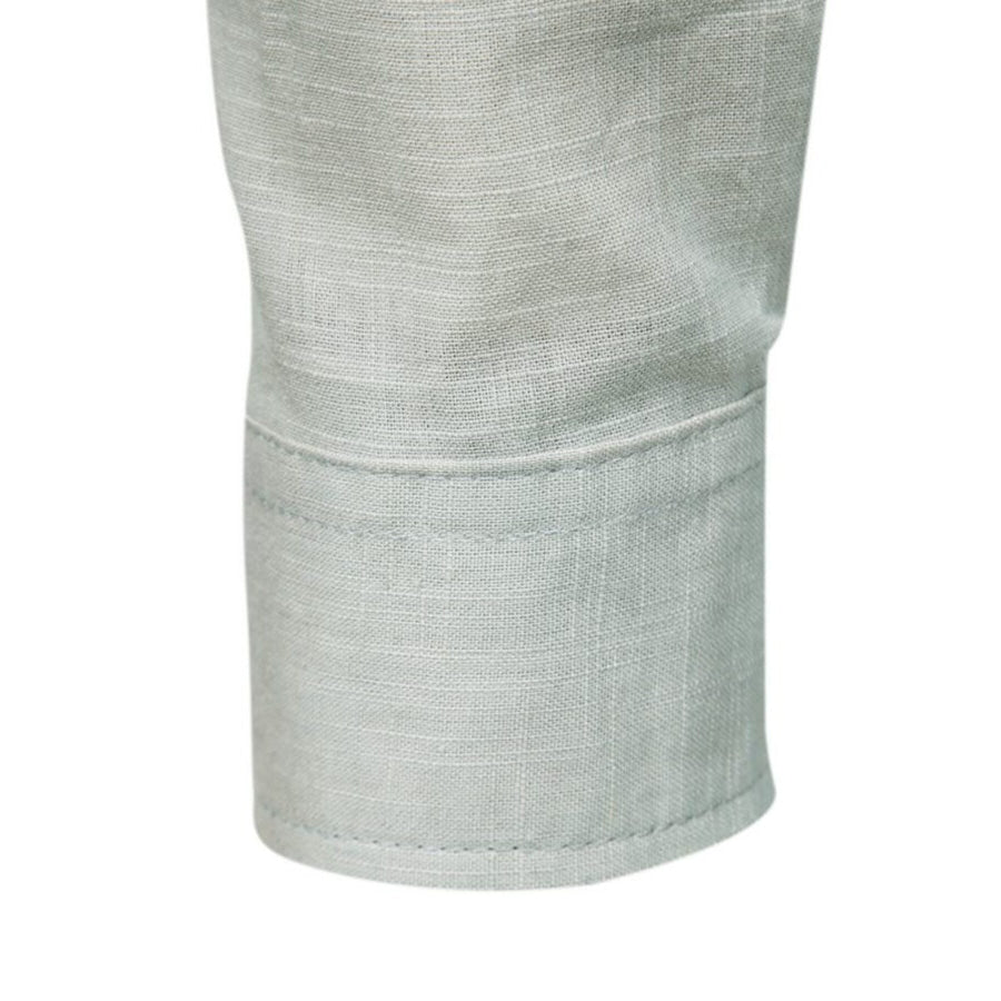 Men’s Plus Size Button Detail Long Sleeve Shirt Apparel and Accessories