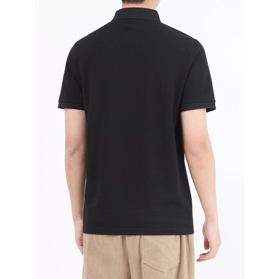 Men’s Plus Size Button Detail Short Sleeve Polo Apparel and Accessories