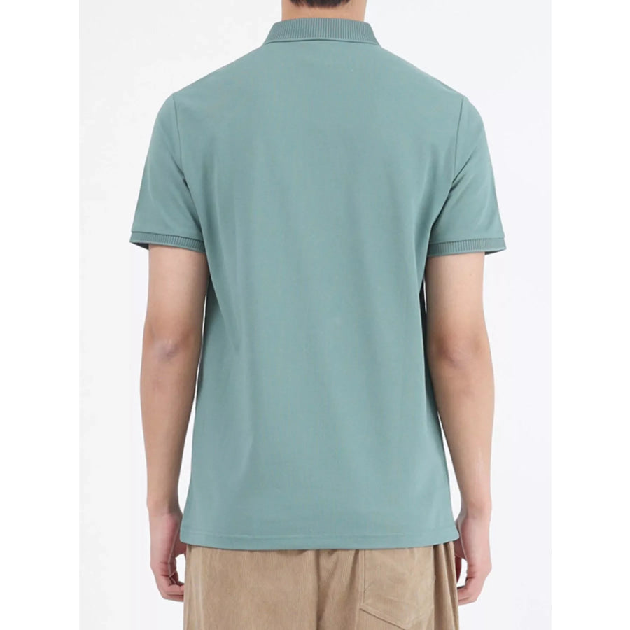 Men’s Plus Size Button Detail Short Sleeve Polo Apparel and Accessories