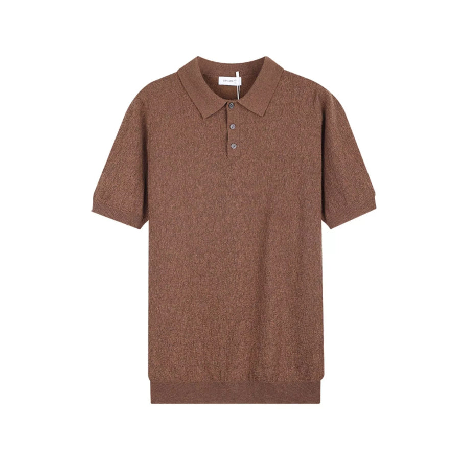 Men’s Plus Size Button Detail Short Sleeve Polo Apparel and Accessories