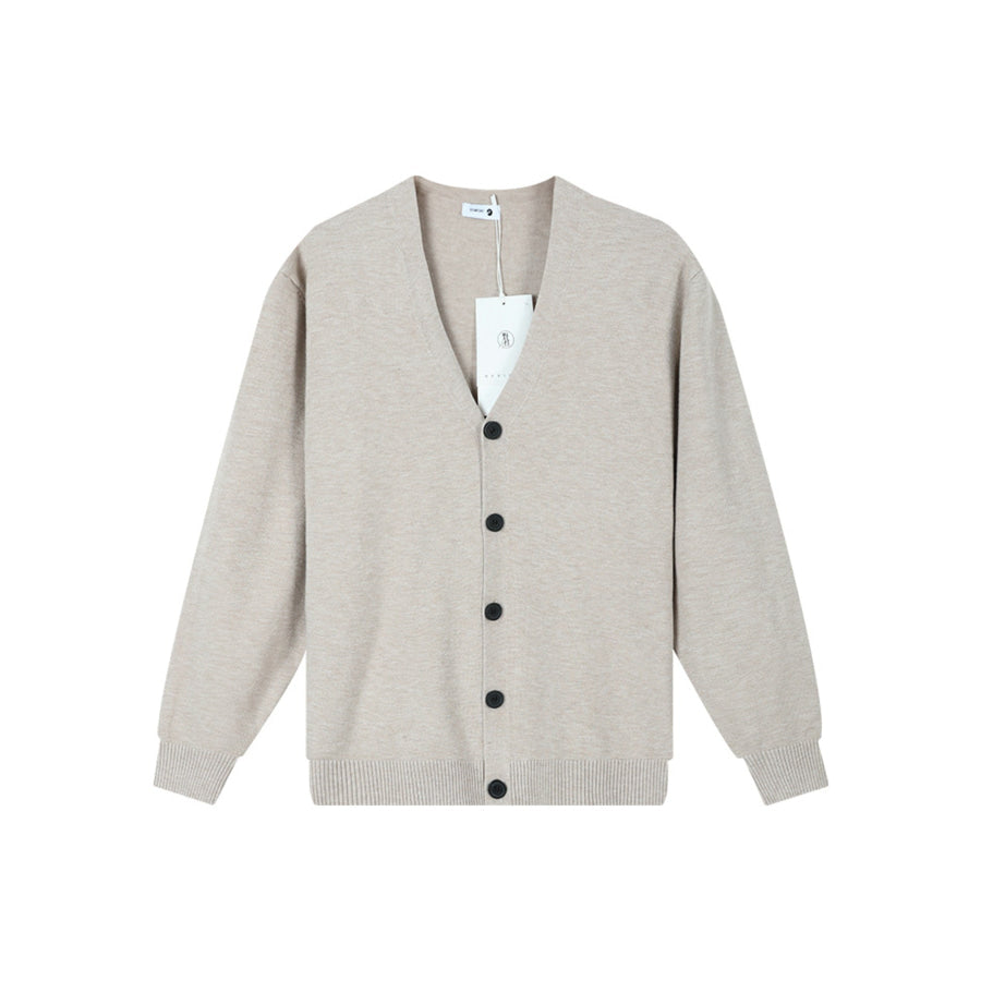 Men’s Plus Size Button-Down Knit Cardigan Apparel and Accessories