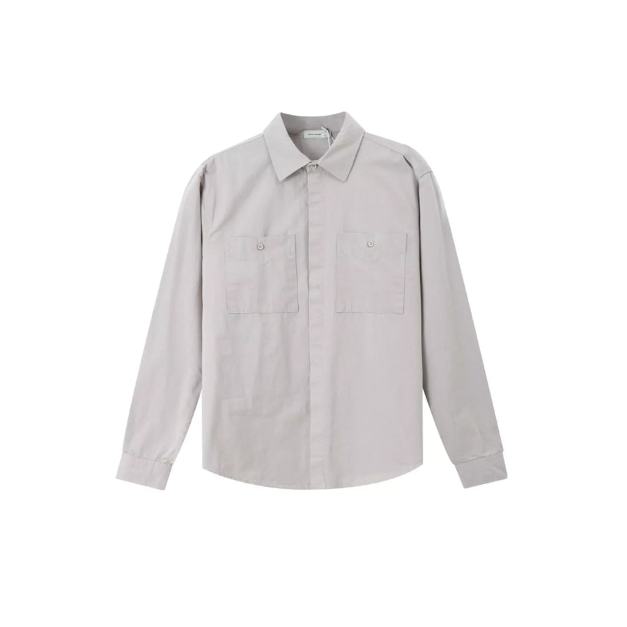 Men’s Plus Size Button Down Long Sleeve Shirt Apparel and Accessories