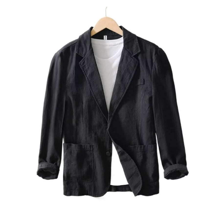 Men’s Plus Size Button Up Long Sleeve Blazer Apparel and Accessories