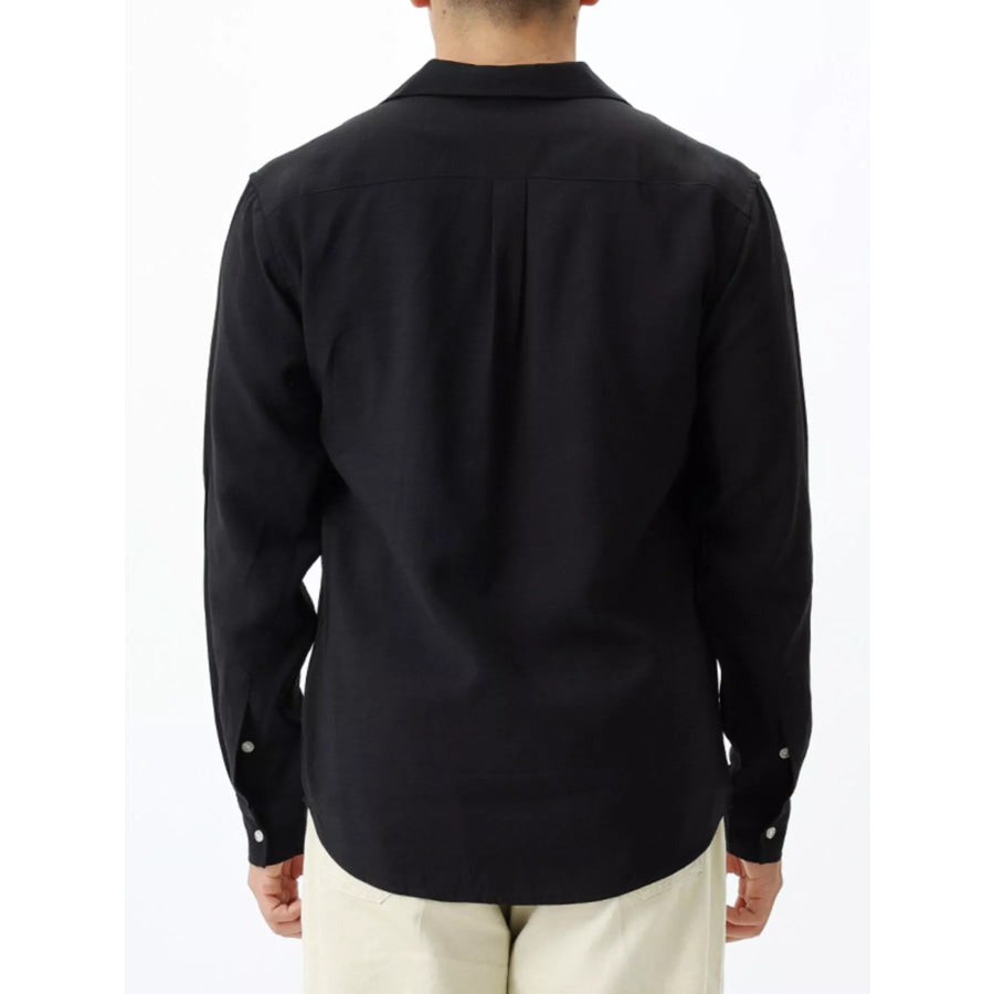 Men’s Plus Size Button Up Long Sleeve Shirt Apparel and Accessories