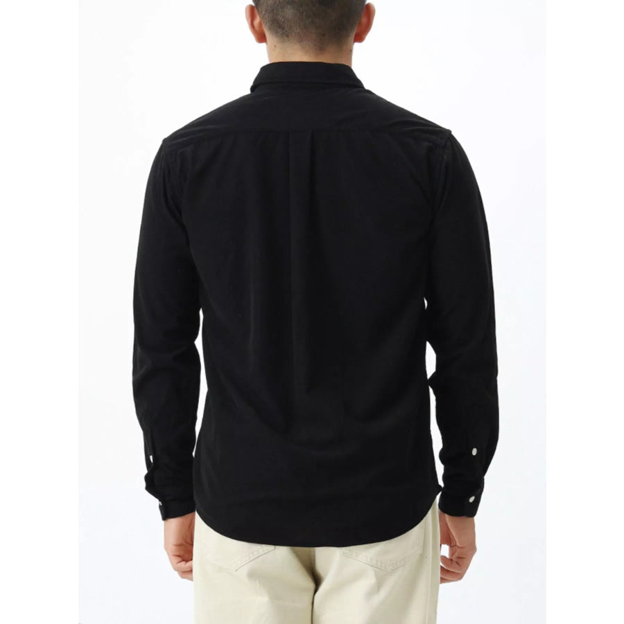 Men’s Plus Size Button Up Long Sleeve Shirt Apparel and Accessories
