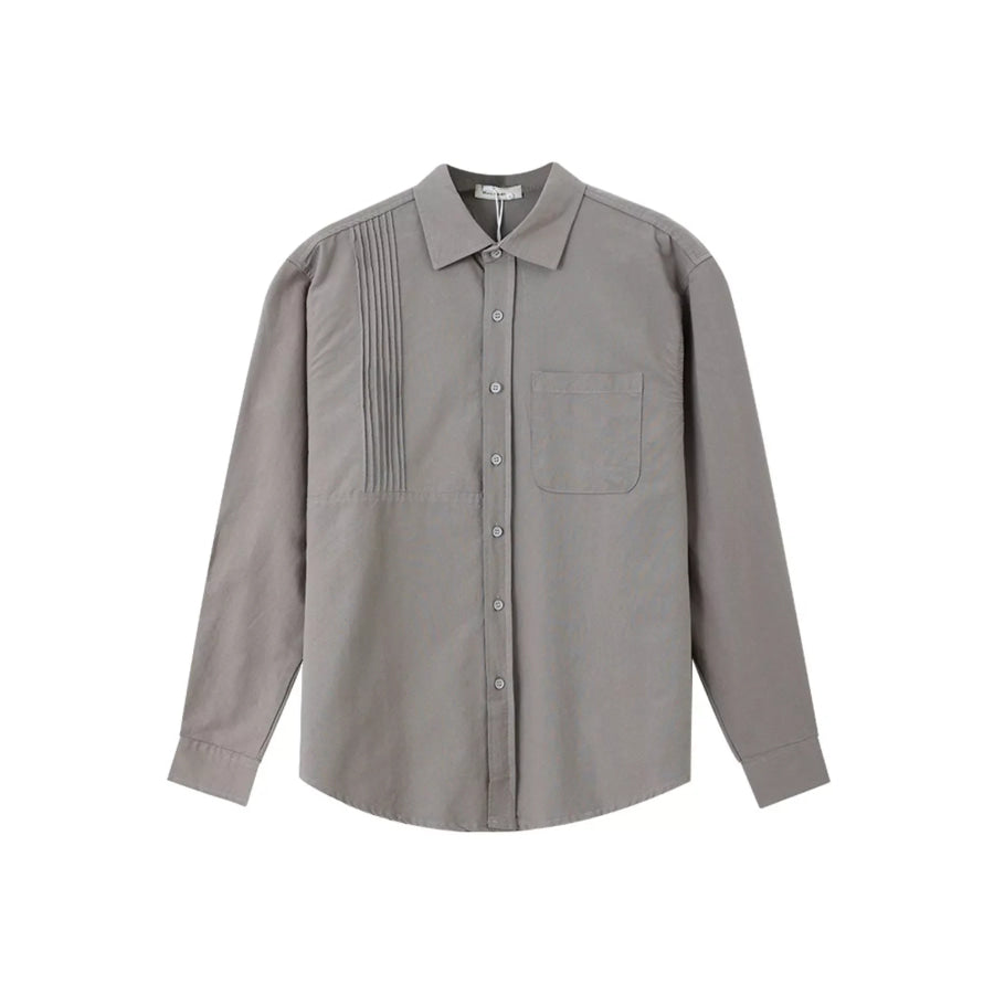 Men’s Plus Size Button Up Long Sleeve Shirt Apparel and Accessories
