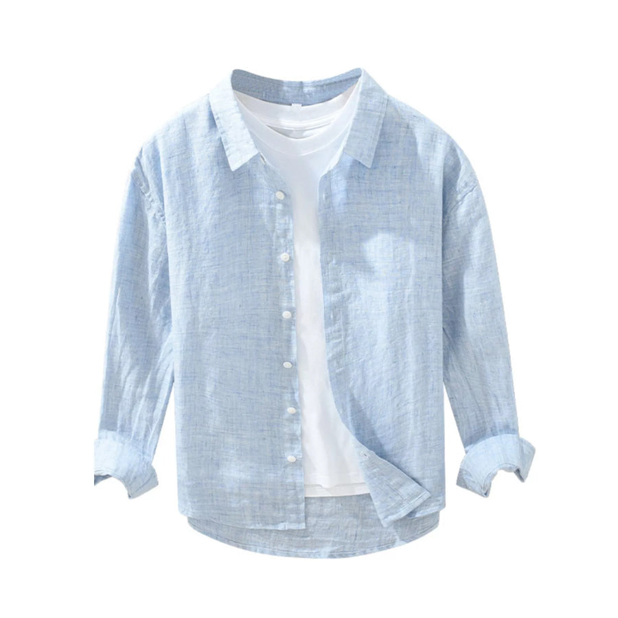 Men’s Plus Size Button Up Long Sleeve Shirt Apparel and Accessories