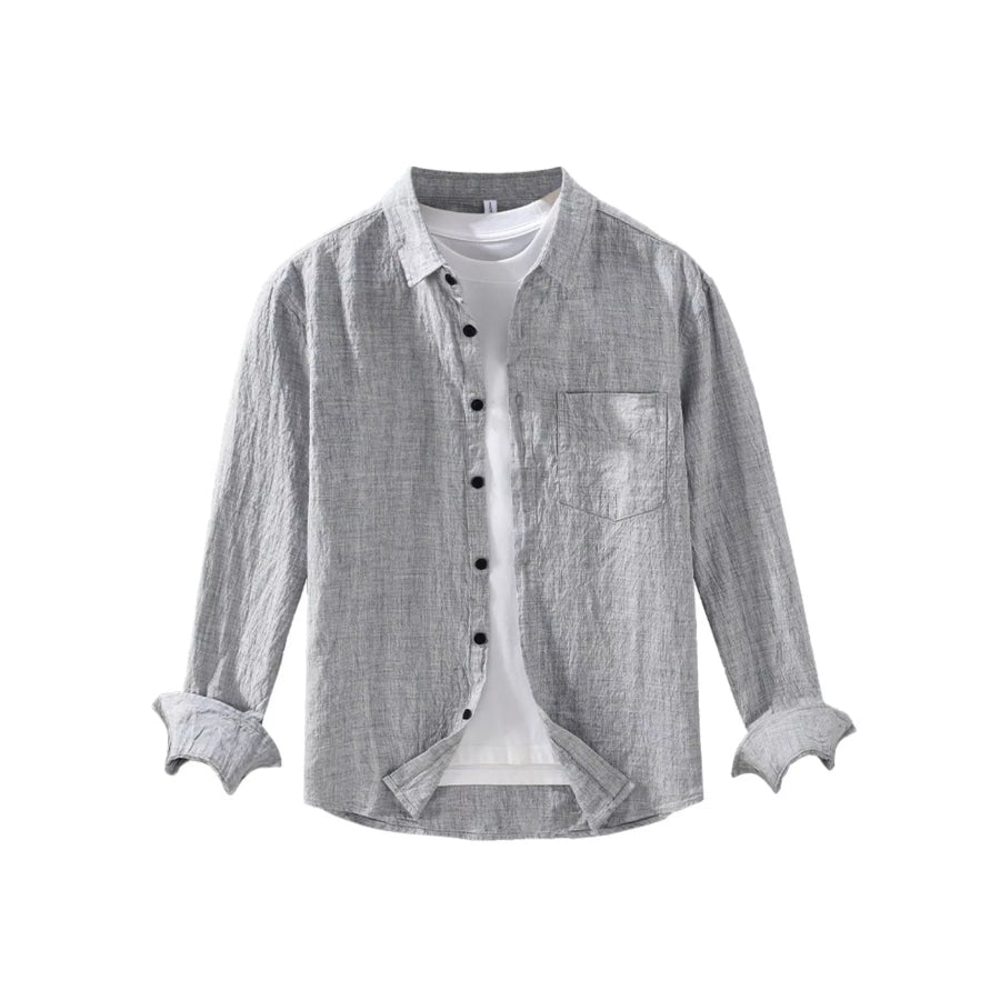 Men’s Plus Size Button Up Long Sleeve Shirt Apparel and Accessories