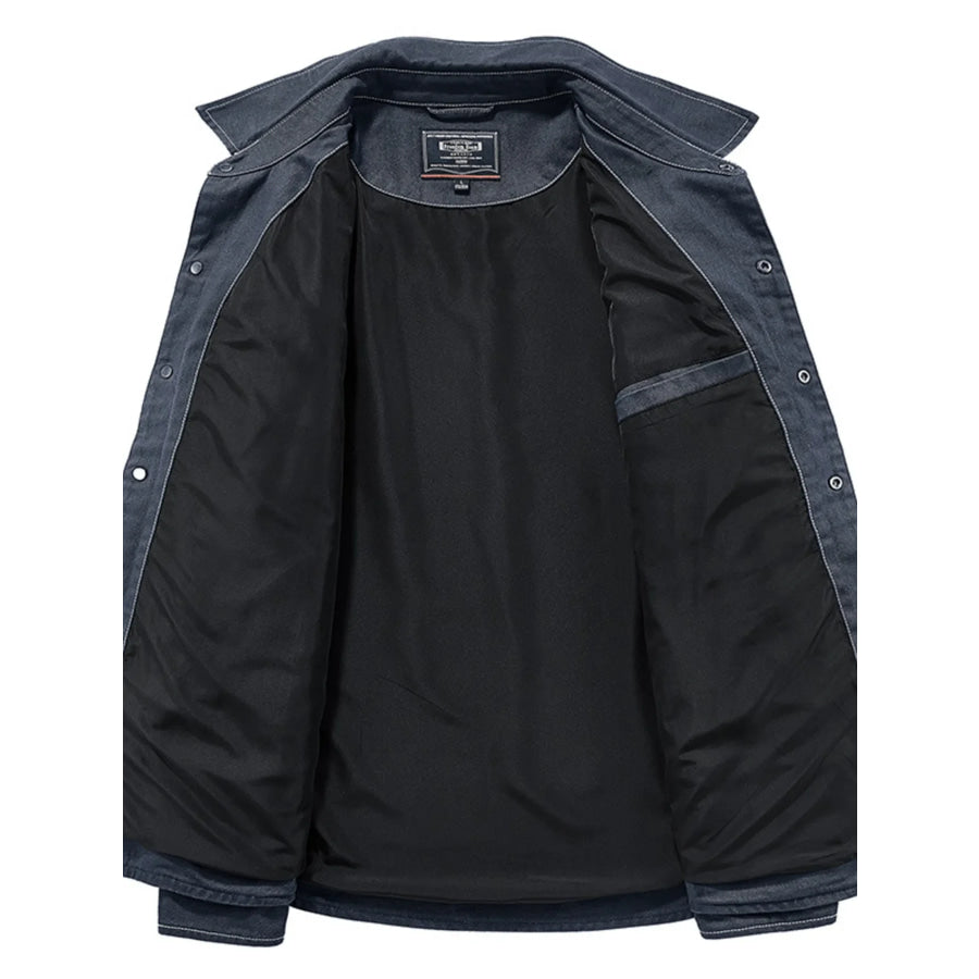 Men’s Plus Size Button Up Long Sleeve Shirt Apparel and Accessories