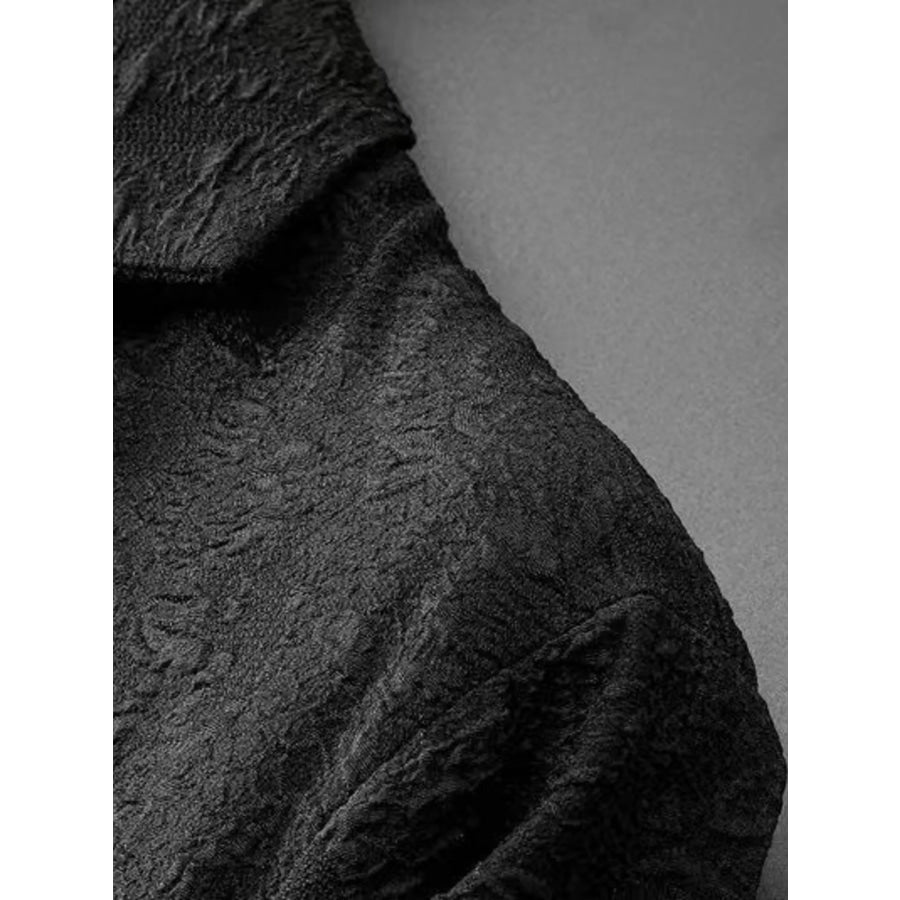 Men’s Plus Size Button Up Shirt and Pants Set Apparel and Accessories