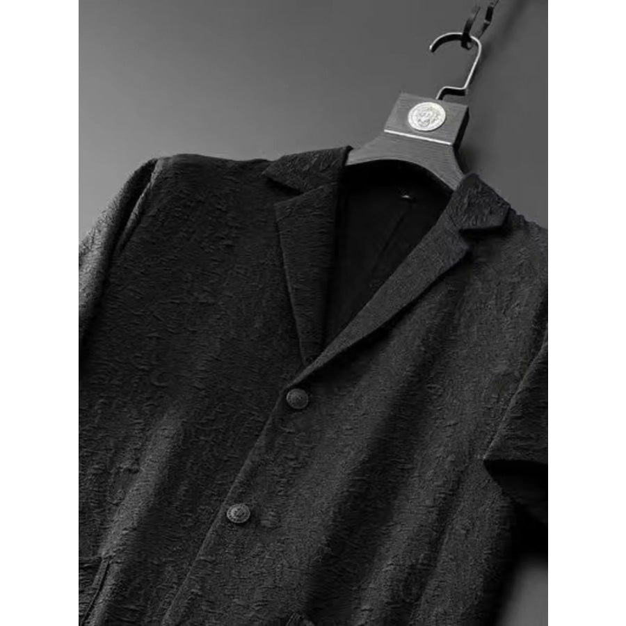 Men’s Plus Size Button Up Shirt and Pants Set Apparel and Accessories