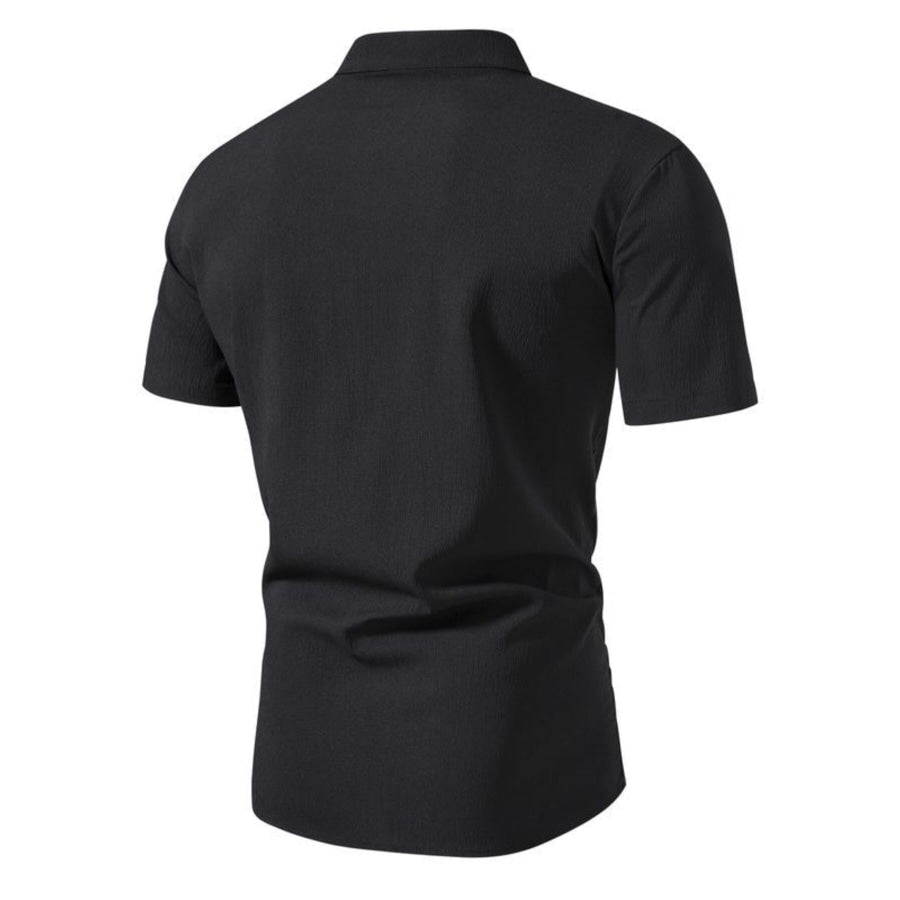 Men’s Plus Size Button Up Short Sleeve Shirt Apparel and Accessories