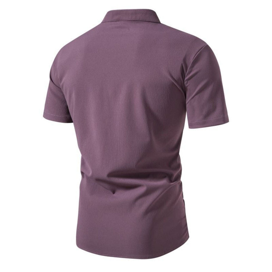 Men’s Plus Size Button Up Short Sleeve Shirt Apparel and Accessories