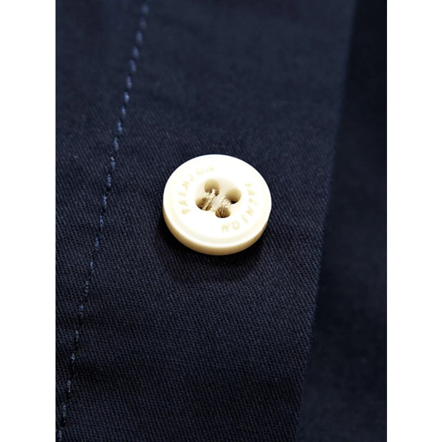 Men’s Plus Size Button Up Short Sleeve Shirt Apparel and Accessories