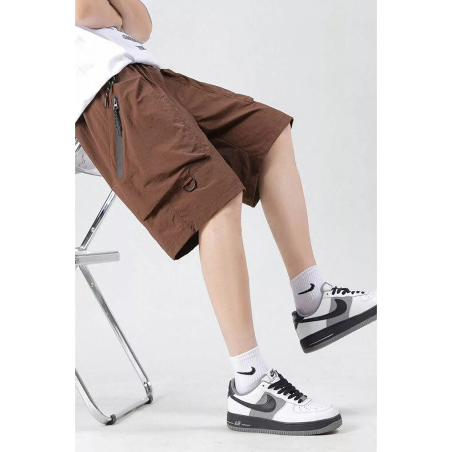 Men’s Plus Size Cargo Pocket Relaxed Fit Shorts Apparel and Accessories