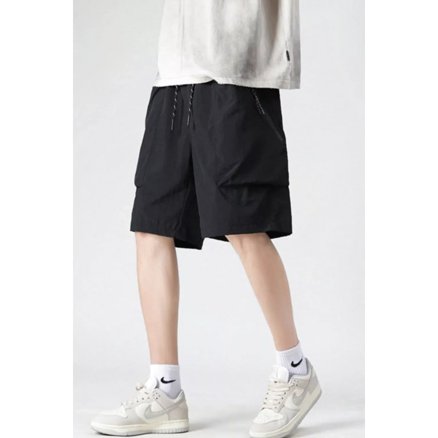 Men’s Plus Size Cargo Pocket Relaxed Fit Shorts Apparel and Accessories