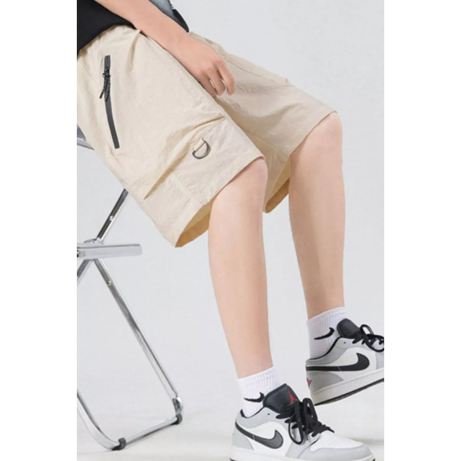 Men’s Plus Size Cargo Pocket Relaxed Fit Shorts Apparel and Accessories