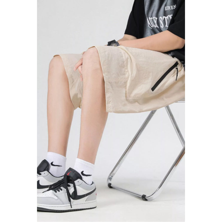 Men’s Plus Size Cargo Pocket Relaxed Fit Shorts Apparel and Accessories