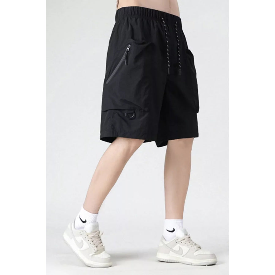 Men’s Plus Size Cargo Pocket Relaxed Fit Shorts Apparel and Accessories