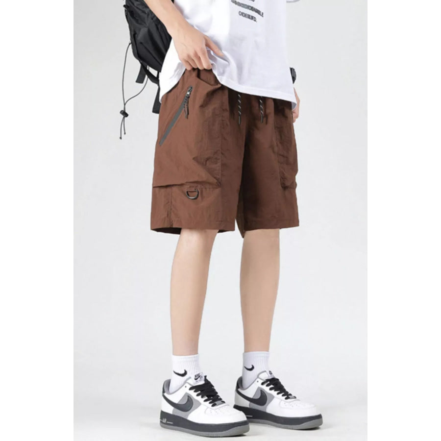 Men’s Plus Size Cargo Pocket Relaxed Fit Shorts Apparel and Accessories