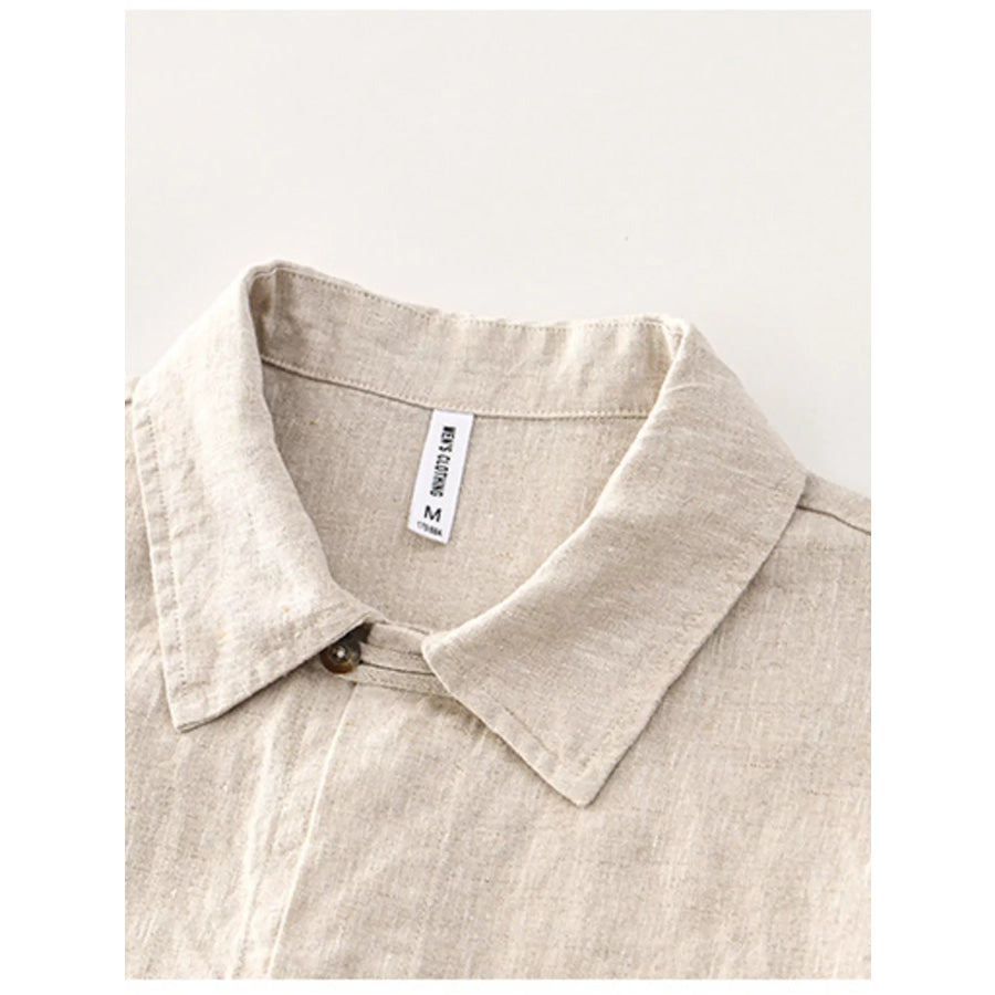 Men’s Plus Size Casual Button Down Short Sleeve Shirt Apparel and Accessories