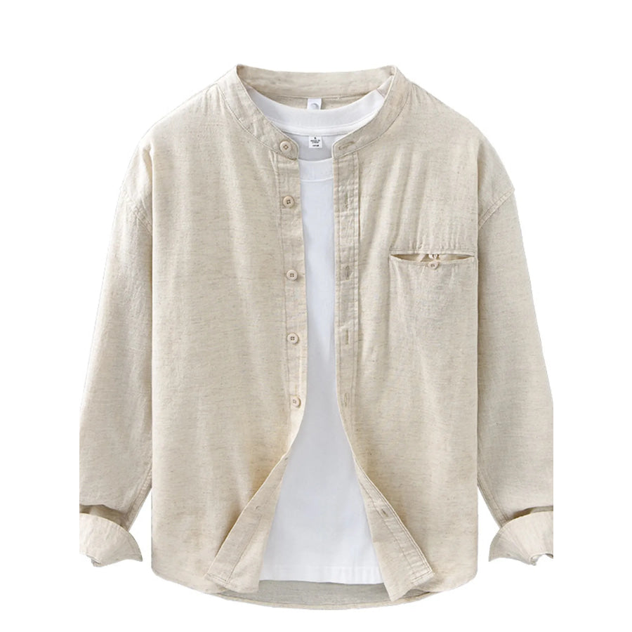 Men’s Plus Size Casual Button Up Long Sleeve Shirt Apparel and Accessories