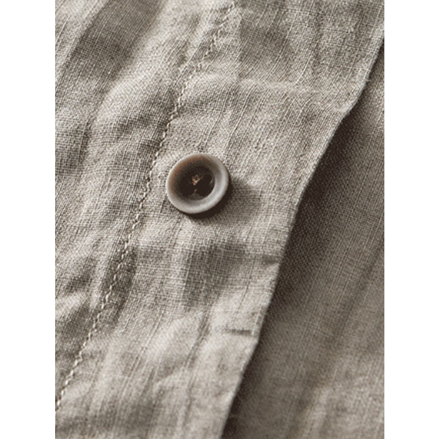 Men’s Plus Size Casual Button Up Short Sleeve Shirt Apparel and Accessories