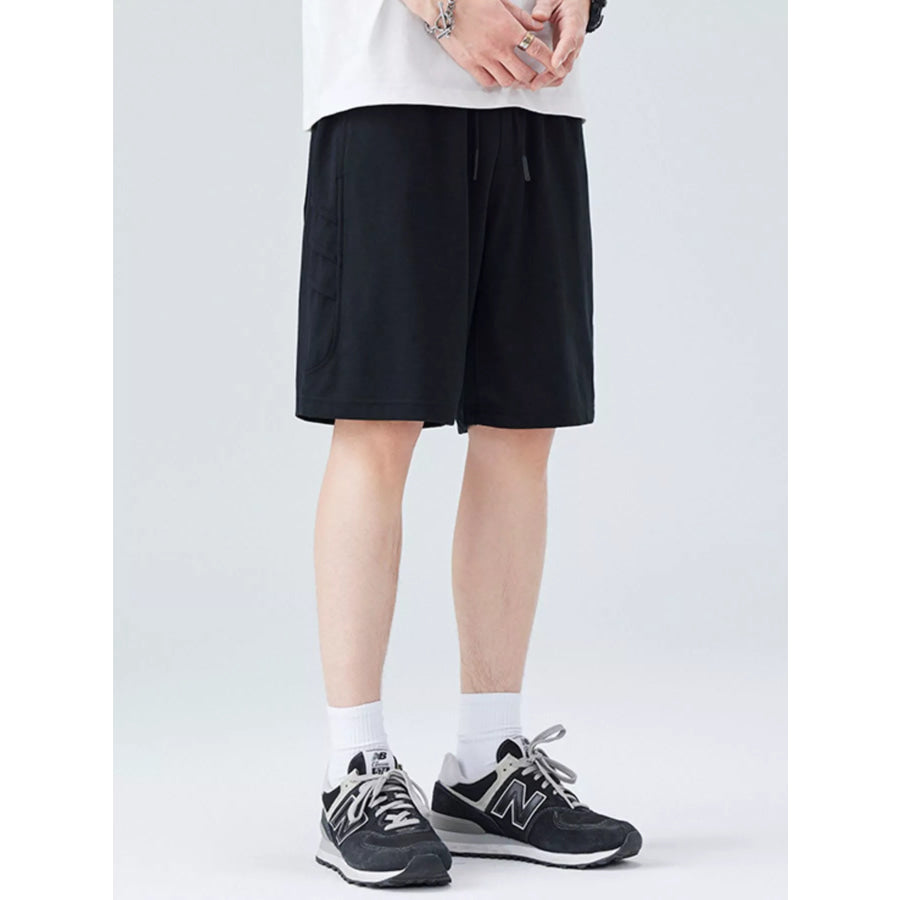 Men’s Plus Size Casual Cargo Shorts with Drawstring Apparel and Accessories