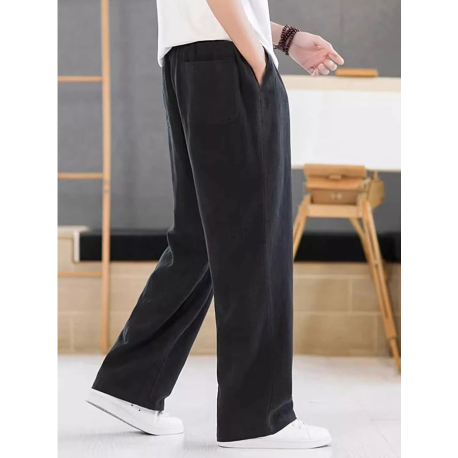 Men’s Plus Size Casual Drawstring Pants Apparel and Accessories