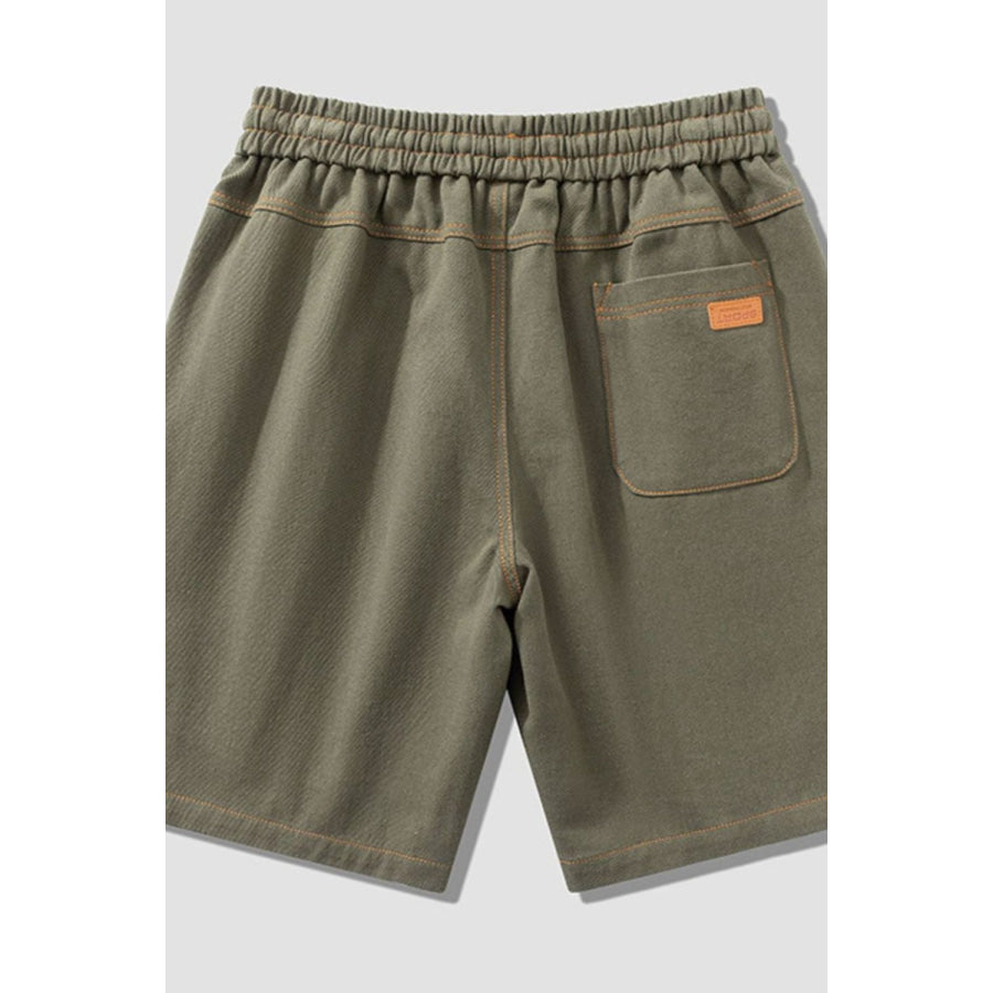 Men’s Plus Size Casual Drawstring Shorts Apparel and Accessories