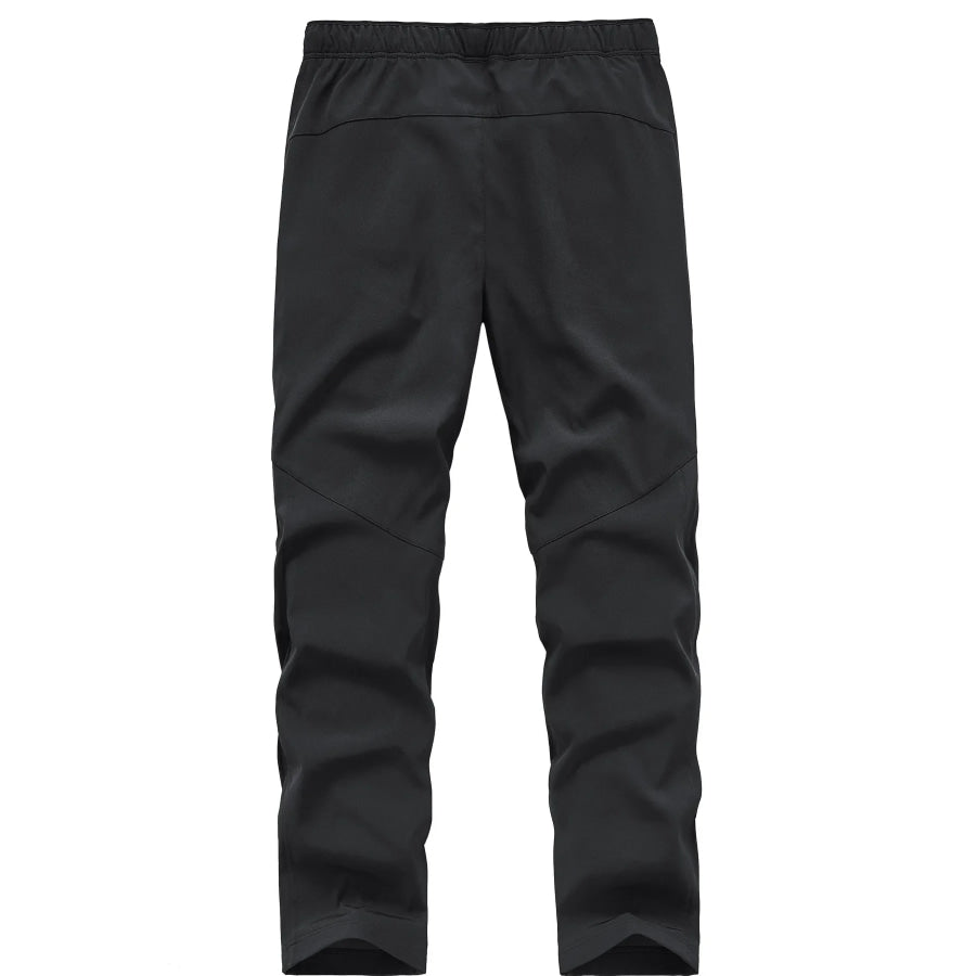 Men’s Plus Size Casual Elastic Waist Pants Black / M Apparel and Accessories