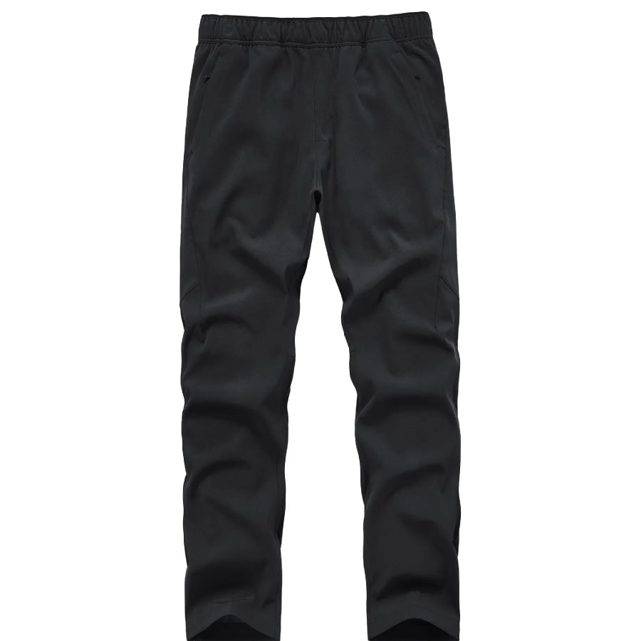 Men’s Plus Size Casual Elastic Waist Pants Black / M Apparel and Accessories