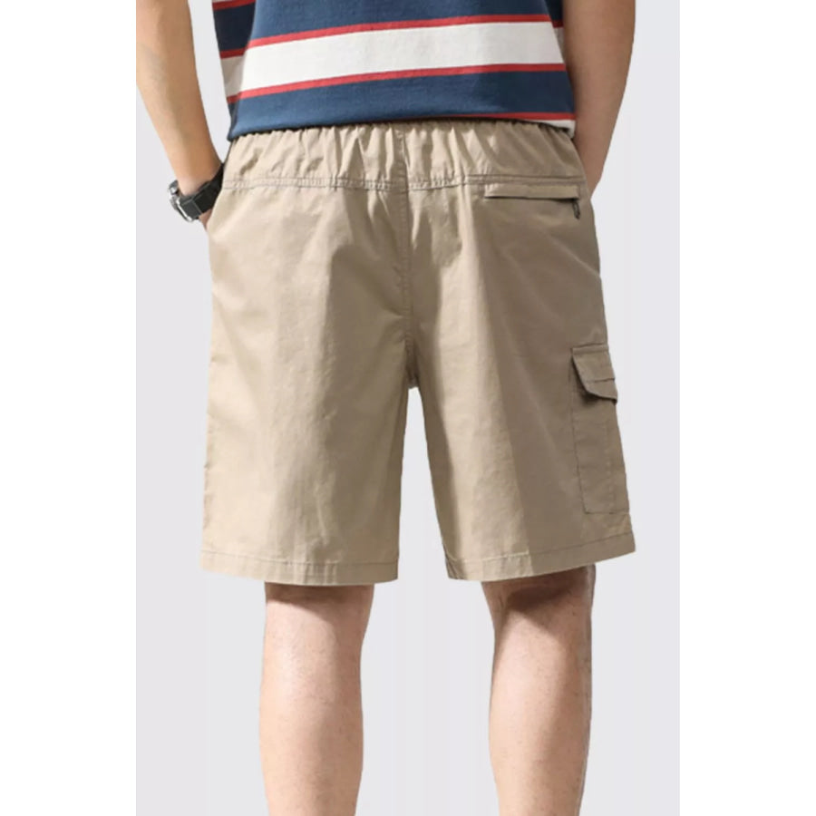 Men’s Plus Size Casual Elastic Waist Shorts Apparel and Accessories