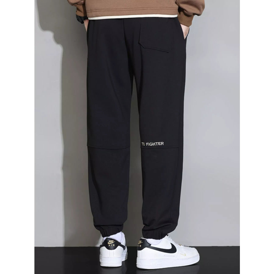 Men’s Plus Size Casual Jogger Pants with Drawstring Apparel and Accessories