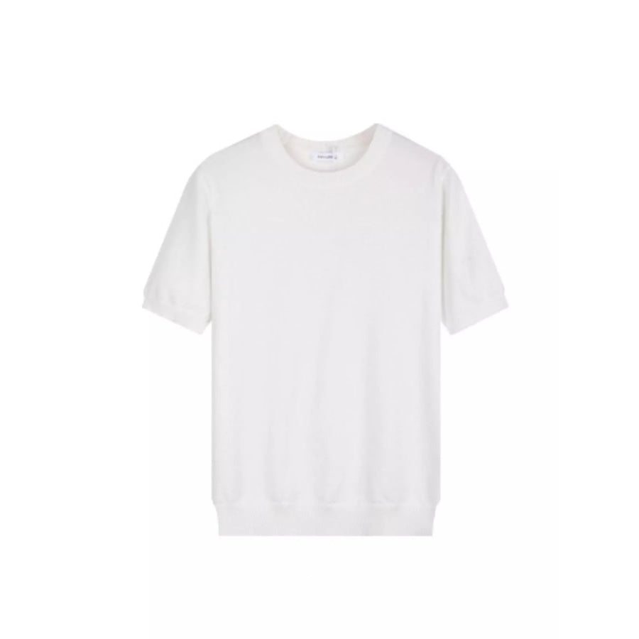 Men’s Plus Size Casual Knitted Short Sleeve T-Shirt Apparel and Accessories