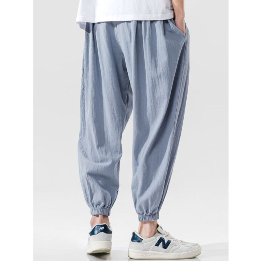 Men’s Plus Size Casual Loose Fit Drawstring Joggers Apparel and Accessories