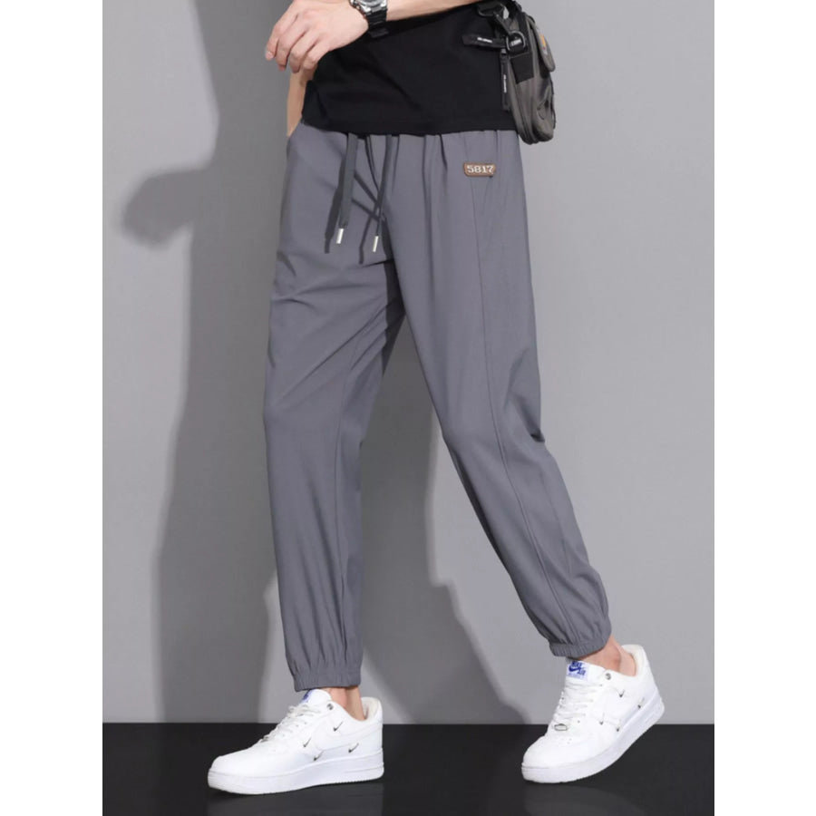 Men’s Plus Size Casual Loose-Fit Drawstring Joggers Apparel and Accessories