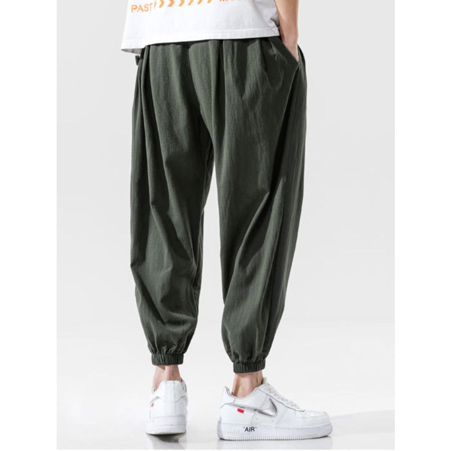 Men’s Plus Size Casual Loose Fit Drawstring Joggers Apparel and Accessories