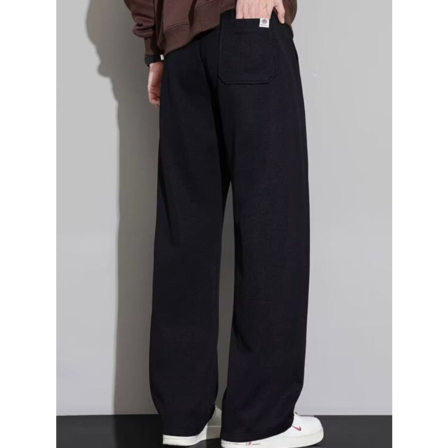 Men’s Plus Size Casual Loose Fit Drawstring Pants Apparel and Accessories