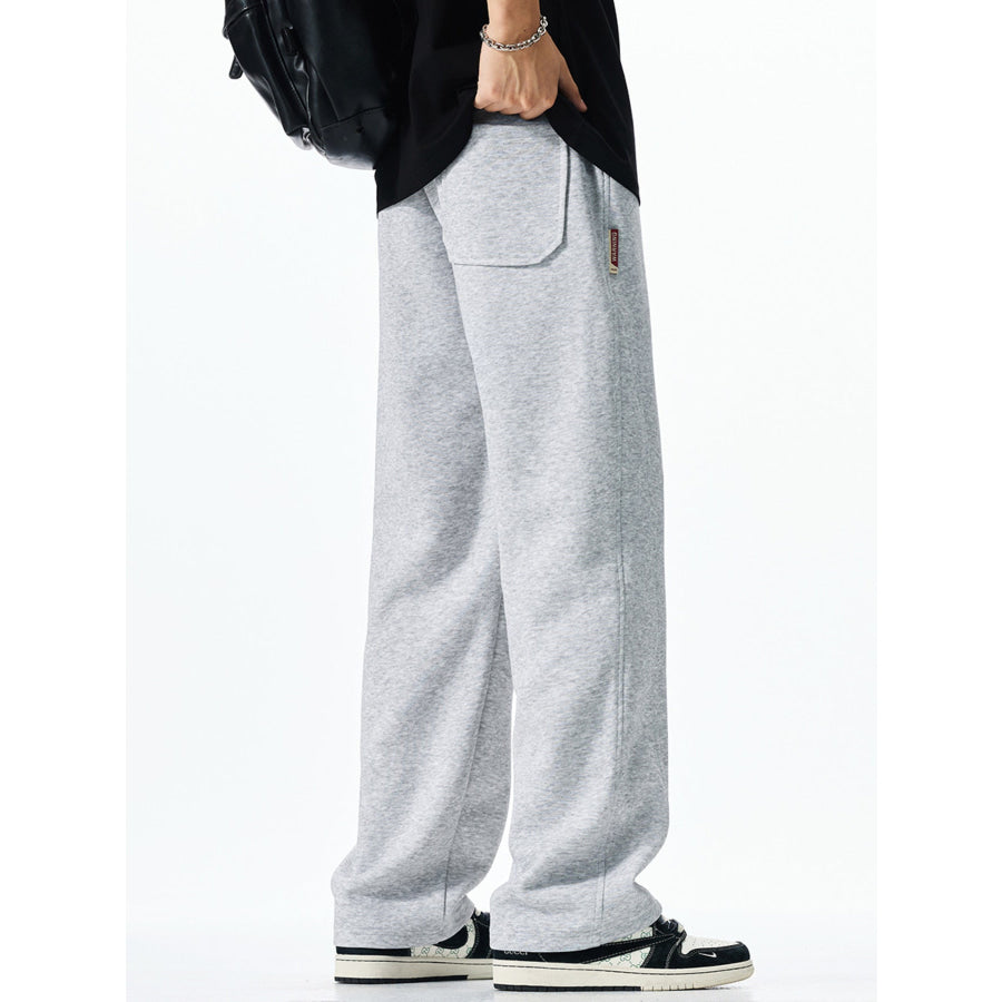 Men’s Plus Size Casual Loose-Fit Drawstring Sweatpants Apparel and Accessories